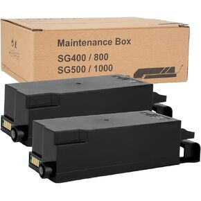 Sawgrass Waste Ink Collection Unit Waste Ink Tank Replacement for Sawgrass Virtuoso SG400 SG500 SG1000 SG800 Ricoh GC41 Printer (2 Packs)