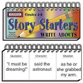 McDonald Publishing MC-W2024 Story Starters Write-Abouts Booklet, 0.88" Height, 4" Wide, 8.88" Length