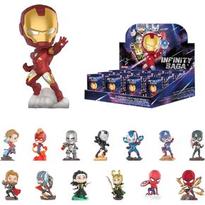 POP MART Marvel Infinity Saga Series Figures, Marvel Blind Box Figures, Random Design Action Figures Collectible Toys Home Decorations, Holiday Birthday Gifts, Single Box in Kuwait