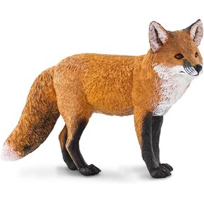 Safari Ltd. Red Fox Figurine - Detailed 7" Plastic Model Figure - Fun Educational Play Toy for Boys, Girls & Kids Ages 3+