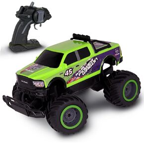 Mean Machines: RTR RC - Ram 2500 Power Wagon - Green - 2.4 Ghz High Performance, Donuts & Wheelies, Turbo Boost, Ready-to-Run Radio Controlled Vehicle
