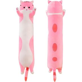 Cat Plushies, Kitten Stuffed Animals, Cute Cat Long Body Pillows,Plush Pillow Doll Toy Gifts for Kids or Girl