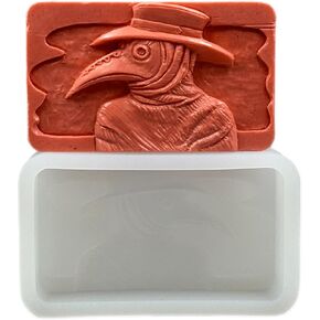 Plague Doctor Silicone Mold SOAP Plaster Wax Resin Clay Bird MASK