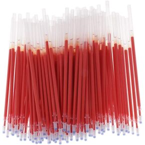 100pcs Gel Pen Refills 0.5mm Ink Gel Pen Refills for Needle Tip Liquid Gel Pen/Rollerball Gel Ink Pen - Needle Tip Red