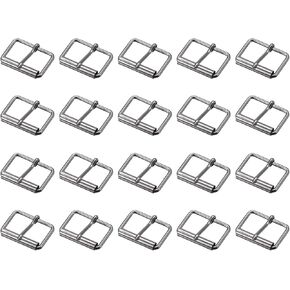 METALLIXITY Metal Roller Buckles, Metal Belt Buckle Single Prong Belt Buckle for Belts Bags Straps Hand DIY