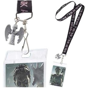 Underground Toys Doctor Who Lanyard Don't Blink with 3D Weeping Angel Charm