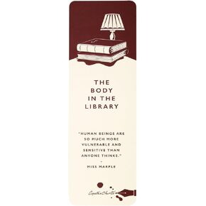 Agatha Christie - Stationery & Notebooks - Agatha Christie Bookmark - The Body in The Library