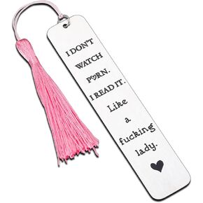 I Dont Watch Por n I Read it Bookmark, Smut Bookmarks, Boo Basket Stuffers for Women, Smut Lovers Gift, Book Mark for Reading Women, Spicy Reader, Birthday Gifts Reading Gifts for Female Friends