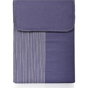 Eco-Friendly Laptop Sleeve | 100% Organic Hemp Fabric | Stylish Indigo Color | Durable and Sustainable | for Professionals and Students