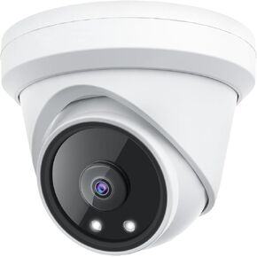 كاميرا Hikision/Uniview متوافقة مع 8 ميجابكسل Mini PTZ Dome PoE IP خارجية 5X زووم بصري، رؤية ليلية ملونة 130 قدمًا، اكتشاف الإنسان، صوت ثنائي الاتجاه، H265، IP67، متوافق مع Blue Iris، NDAA