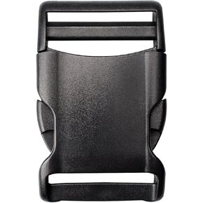 DYZD Premium Flat Dual Adjustable Side Release Buckles Size of 4/5, 1, 1-1/2, 2 Inch for Backpack Paracord, Webbing Strap (2 inch, 2PCS)