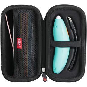 حقيبة سفر صلبة من Hermitshell لـ 3Doodler Start+ Essentials (2024) مجموعة أقلام ثلاثية الأبعاد (أزرق)