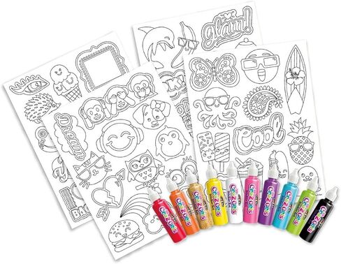 Cra-Z-Art CRA-Z-Gels 3D Deluxe Set DIY Sticker Kit in Saudi Arabia