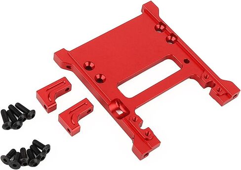 Metal Front Chassis Brace & Servo Winch Mount for 1/10 RC Crawler Car Axial SCX10 Pro Axle Aluminum Alloy Upgrade Parts (Silver) in Saudi Arabia