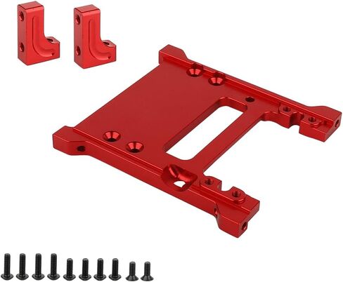 Metal Front Chassis Brace & Servo Winch Mount for 1/10 RC Crawler Car Axial SCX10 Pro Axle Aluminum Alloy Upgrade Parts (Silver) in Saudi Arabia