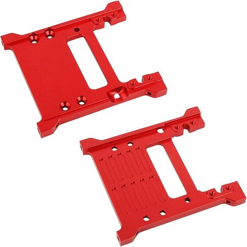 Metal Front Chassis Brace & Servo Winch Mount for 1/10 RC Crawler Car Axial SCX10 Pro Axle Aluminum Alloy Upgrade Parts (Silver) in Saudi Arabia