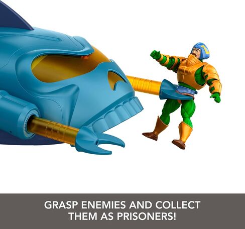 Masters of the Universe Origins Collector Vehicle Playset with Grip & Claw Accessories, Toy Car Fits 3 Motu 5.5-inch Action Figures in Saudi Arabia