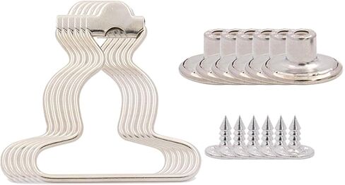 1.5" Inside Bottom Width Silvery Dungaree Fastener Overall Clip Suspender Buckle with Screw Button in Saudi Arabia