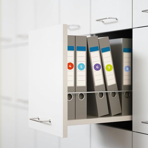 ملصقات easykart 2400 قطعة من ملصقات الأرقام المتتالية 48 ورقة 1-100 ملصقات ملونة مربعة 1 بوصة ملصقات أرقام فينيل ذاتية اللصق للمدرسة، المكتب، الفصل الدراسي، المخزون، التخزين، الصناديق، 6 ألوان in Kuwait