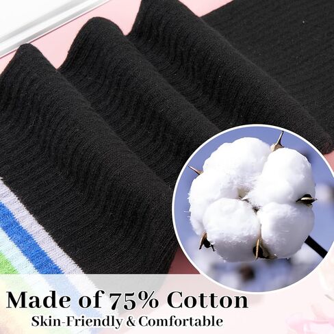 Ancrina Plus Size Thigh High Socks for Women Thick Thighs Cotton Knit Extra Long Over the Knee Leg Warmer in Saudi Arabia