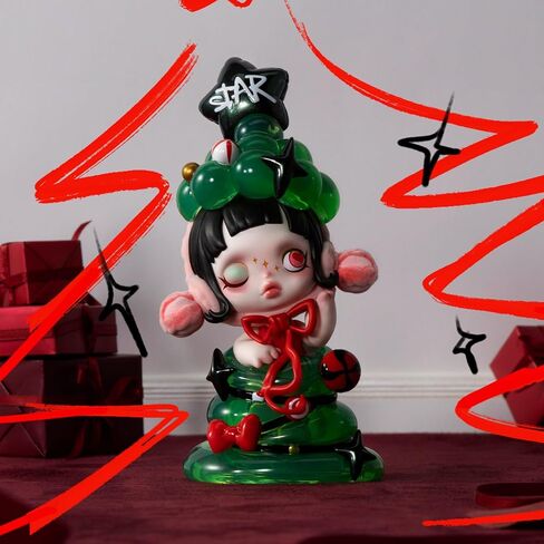 POP MART SKULLPANDA Wishing Time Series Figures, 9PCs Blind Box Figures, Random Design Action Figures Collectible Toys Home Decorations, Holiday Birthday Gifts, Whole Set in Saudi Arabia