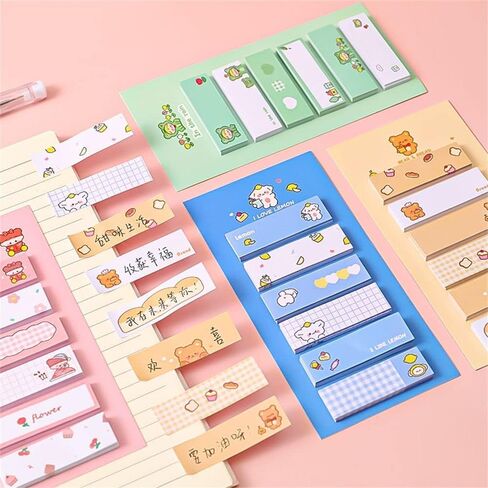 120 جهاز كمبيوتر شخصى الوردي لطيف فتاة الحيوان ملاحظات لاصقة Kawaii الكرتون نمط مؤشر علامات التبويب لمكتب المدرسة عيد الميلاد عيد الشكر هدية فكرة منصات مذكرة ذاتية اللصق in Kuwait