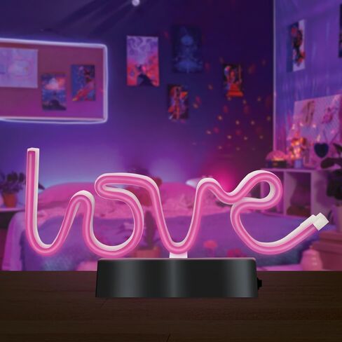 Neon Desktop Roller Skate LED Light, 3AA Battery Powered, Festive Design, Gift for Holiday, Battery Operated Neon Light, Room Decor, Birthday Gift for Kids/Adult, Neon Effect Desk lamp in Saudi Arabia