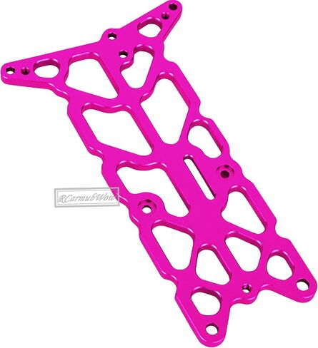 جزء ترقية الهيكل العلوي RC لـ 1/10 Rustler 2WD/VXL، Bandit 2WD/VXL، هيكل علوي من سبائك الألومنيوم يقفز لأعلى، وردي in Kuwait
