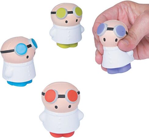 ألعاب الإجهاد على شكل عالم | 12 قطعة | 2.5 بوصة | تفضل موضوع العلوم in Kuwait