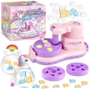Soap Making Kit Unicorn Toys for 3 4 5 6 7 Year Old Girl Arts and Crafts for Kids Age 8-12 DIY Soap Machine Christmas Birthday Easter Gifts for Kids Craft Kits for Girls Boys Make Your Own Soap