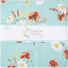 Amanda Castor Sunshine and Sweet Tea 10" Stacker 42 10-inch Squares Riley Blake 10-14320-42
