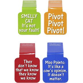 Friends TV Show Quotes 4 Magnetic Bookmark Set