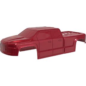 قطع غيار سيارات STREETSTAR RC، وحدة جسم السيارة 1/16 قطعة واحدة باللون الأحمر تنطبق على شاحنات السيارات RC TR16 أو TK16