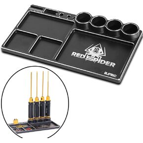 RC Tool Rack Screwdriver Organizer Holder Storage Rack Repair Tool Bracket Wrench Holder Socket Screws Tray Tools Stand for 1/8 1/10 Crawler On Off Road Buggy Truck Car Boat Airplanes