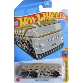 Matchbox Hot Wheels Surfin' School Bus, HW Xtreme Sports 4/5 [tan] 65/250