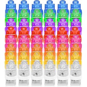CALIFORNIA CADE ELECTRONIC Finger Lights, 50Pcs in 8 Colors Finger Flashlights for Kids Adult Halloween Party Favors for Trick or Treats Goodie Bag, Led Finger Lights for Easter Halloween Christmas