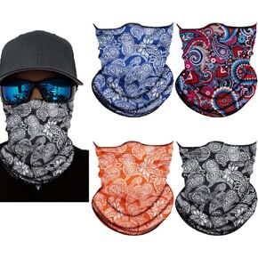 Neck Gaiter Mask,Bandana Gator Face Cover Mask Sun UV Protection,Neck Warmer Balaclava,Tube Face Scarf,Headband for outdoor