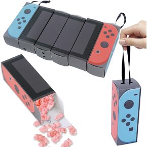 HOMEZZO Video Game Party Goody Treat Boxes, 12 Pcs Gaming Controller Candy Gift Boxes for Video Game Party Favor Party Table Decorations