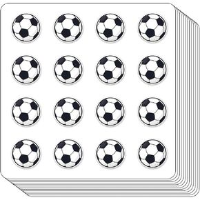 Soccer Planner Stickers, 0.5inch Sports Scrapbooking Arts Calendar Kids Crafting 208-Pack
