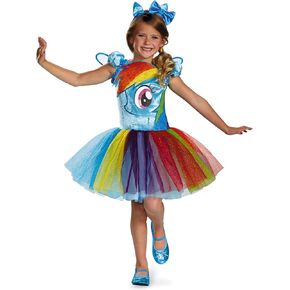 Disguise Hasbro's My Lil' Pony Rainbow Dash Tutu Prestige Girls Costume