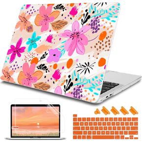 Tuiklol for 2022 2021 2020 New MacBook Pro 13 بوصة حافظة M2 Clip M1 A2338 A2289 A2251، حافظة بلاستيكية صلبة مع غطاء لوحة مفاتيح لجهاز MacBook Pro 13 Touch Bar، كتاب التركيب