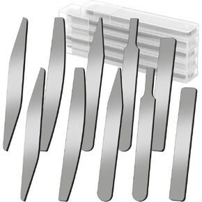 Honoson 10 Pcs 5 Styles Model Kits Precision Glass Files Hobby Model Polishing Tool Kits #10000 Grit Polishing Grinding Tools with Plastic Storage Box for Plastic Model Wood Resin Base Parts