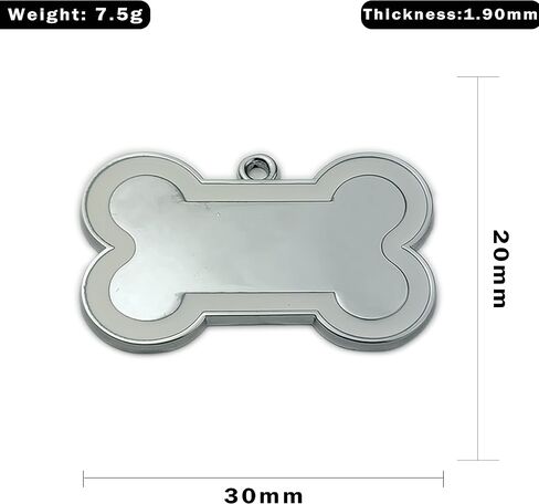 Unmarked Metal Tags in Bulk for Laser Engraving, CNC, and DIY (5 -, I (10 Pack)) in Saudi Arabia