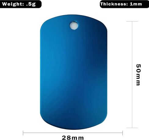 Unmarked Metal Tags in Bulk for Laser Engraving, CNC, and DIY (5 -, I (10 Pack)) in Saudi Arabia