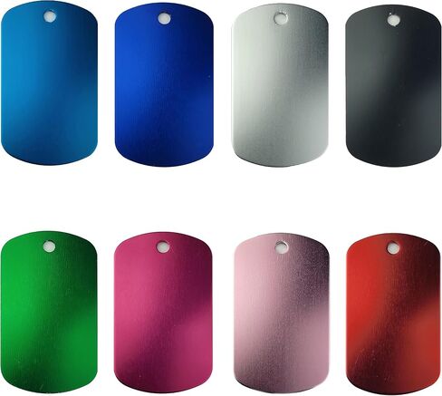 Unmarked Metal Tags in Bulk for Laser Engraving, CNC, and DIY (5 -, I (10 Pack)) in Saudi Arabia