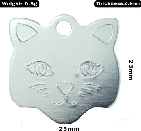 Unmarked Metal Tags in Bulk for Laser Engraving, CNC, and DIY (5 -, I (10 Pack)) in Saudi Arabia