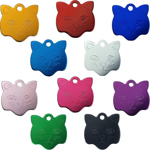 Unmarked Metal Tags in Bulk for Laser Engraving, CNC, and DIY (5 -, I (10 Pack)) in Saudi Arabia