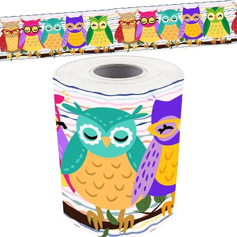 36 Feet Bulletin Board Border Decor Owls Bulletin Board Borders - Die-Cut Back-to-School Decoration Borders Bulletin Borders Strips for Photo Wall,Desks,Black Board,Home,School Classroom (Baseball) in Saudi Arabia