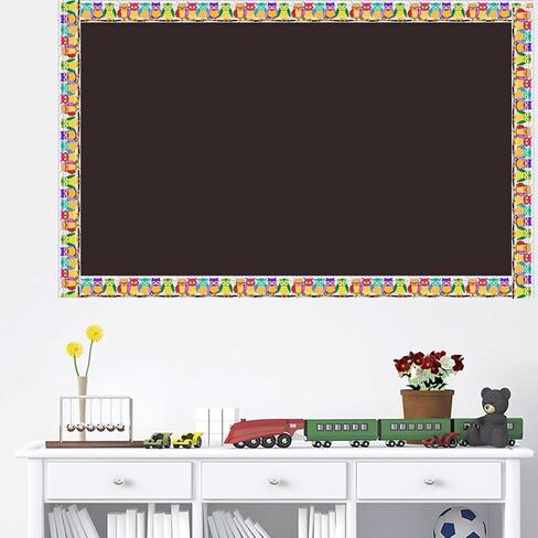 36 Feet Bulletin Board Border Decor Owls Bulletin Board Borders - Die-Cut Back-to-School Decoration Borders Bulletin Borders Strips for Photo Wall,Desks,Black Board,Home,School Classroom (Baseball) in Saudi Arabia