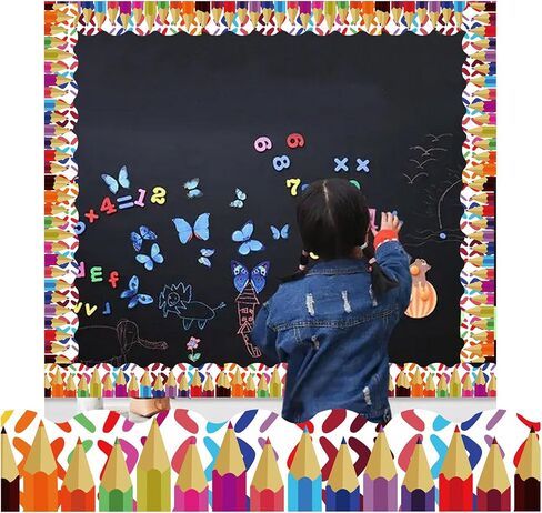 36 Feet Bulletin Board Border Decor Owls Bulletin Board Borders - Die-Cut Back-to-School Decoration Borders Bulletin Borders Strips for Photo Wall,Desks,Black Board,Home,School Classroom (Baseball) in Saudi Arabia